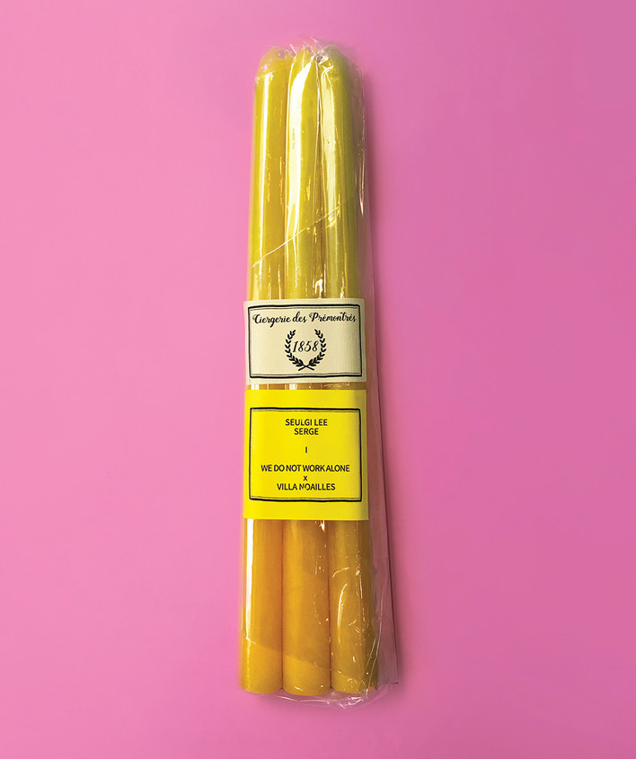 Cierges Serge jaunes