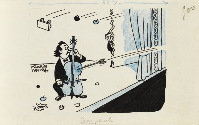 Un air de guitare - Maurice Henry 