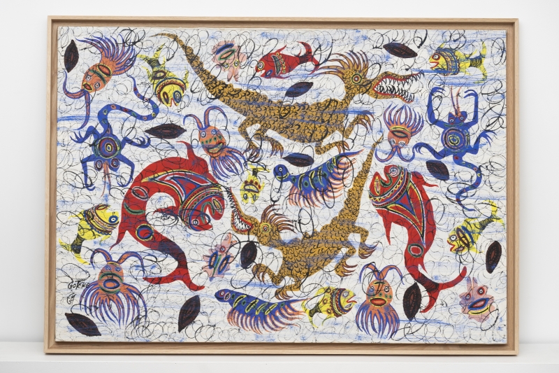 Une mer de fruits - Marcel Gotène 