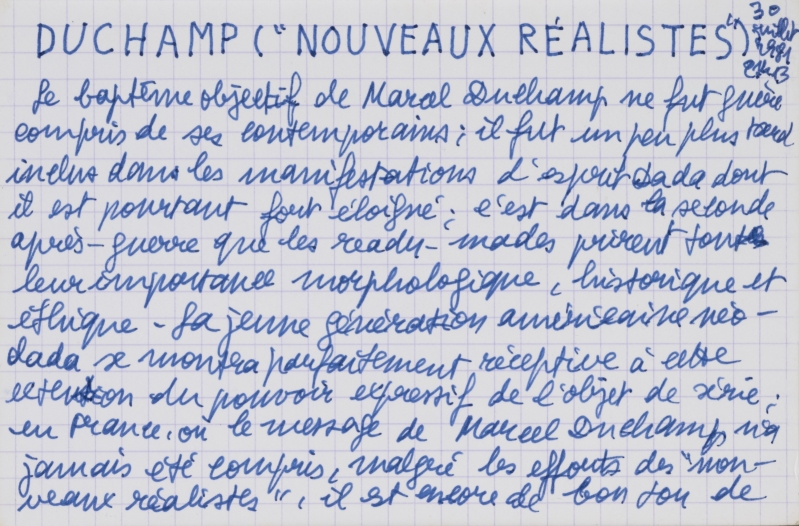 Sentimental souvenir - Raymond  Hains 
