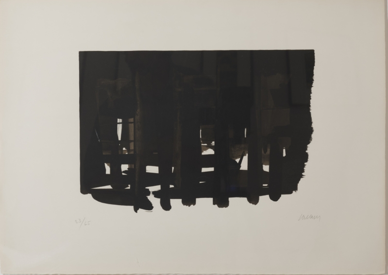 Gestes noirs - Pierre Soulages 